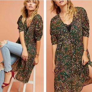 Anthropologie Akemi + Kin Sheer Valencia Dress